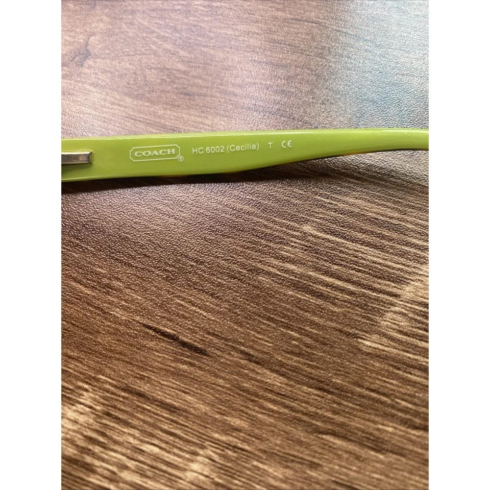 Coach Eyeglasses FRAMES ONLY HC 6002 Cecilia 51-16-135 Brown Tortoise Green 373